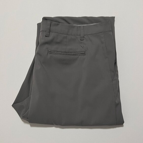 Callaway Golf Pants Comfy Athletic Stretch Flat Front Gray Men's size 44x36 - Picture 1 of 6